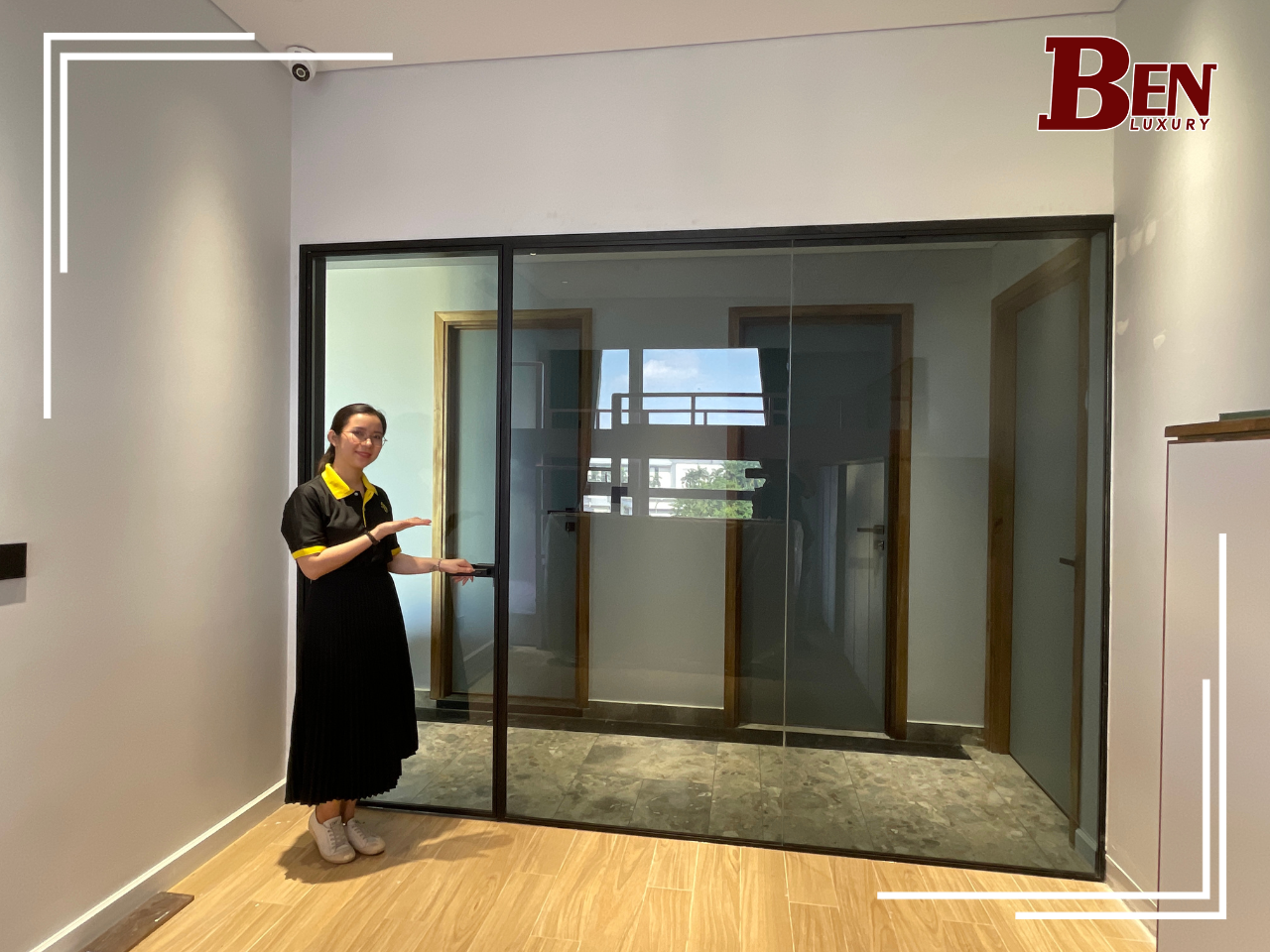BENLuxury - Cửa Slim công trình sân bay
