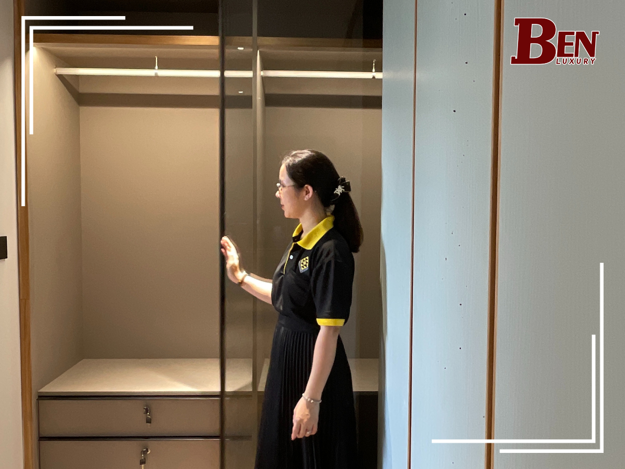 BENLuxury - Cửa Slim công trình sân bay