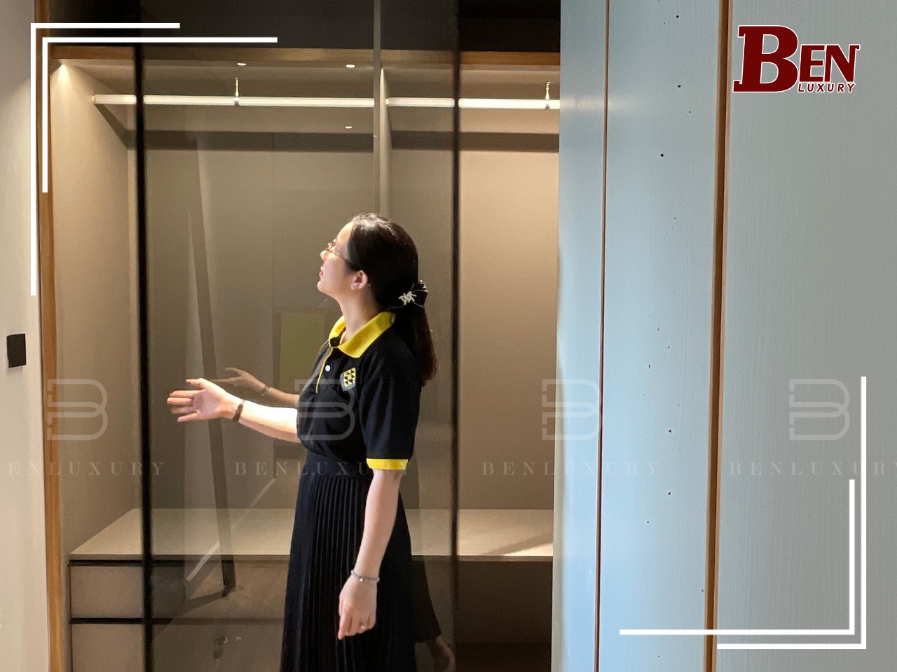 BENLuxury - Cửa Slim công trình sân bay