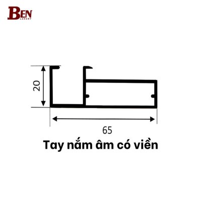 Tay nắm âm có viền