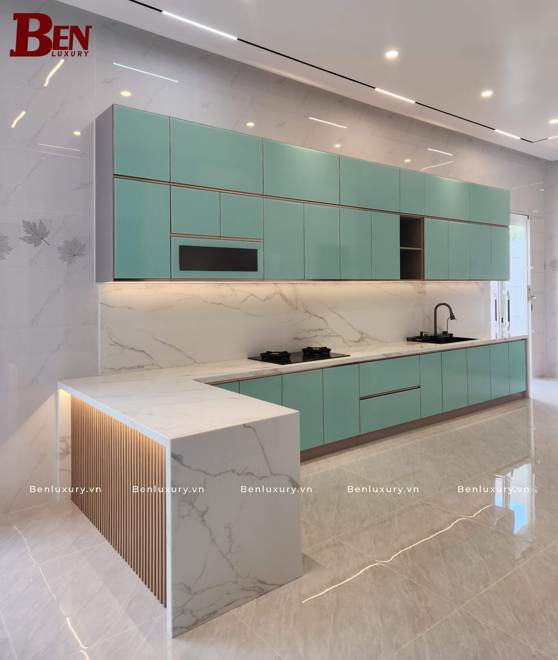 du an tu bep inox canh kinh xanh ngoc tai binh thanh tp hcm