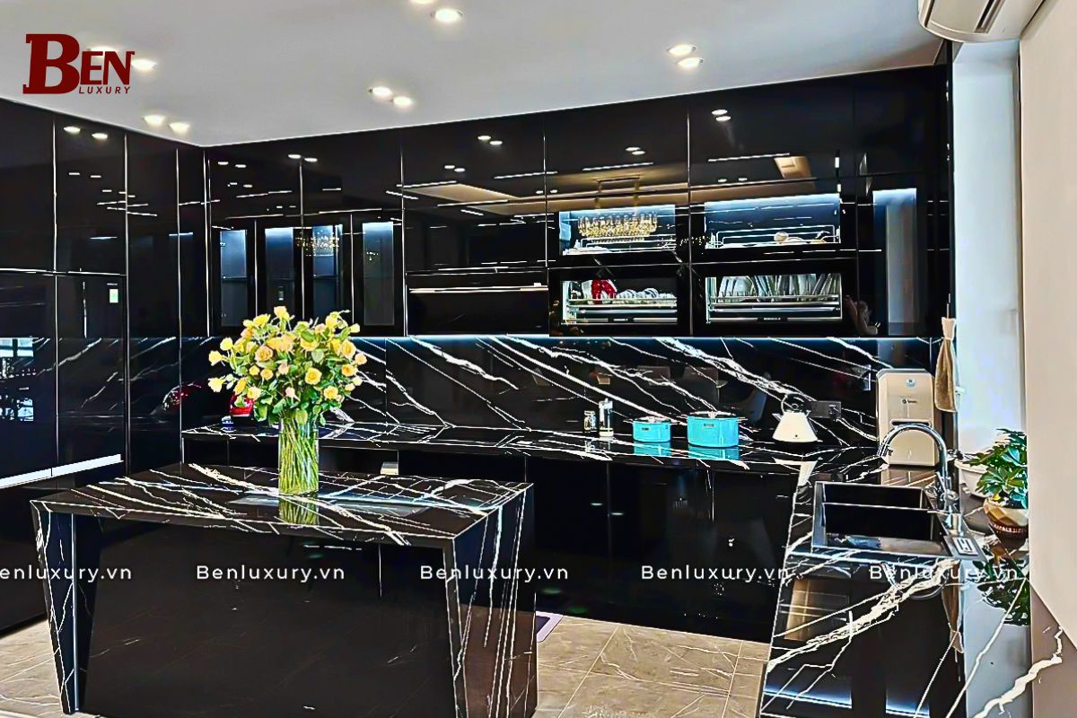 goi y thiet ke tu bep inox cho khong gian rong  sang trong hien dai 10