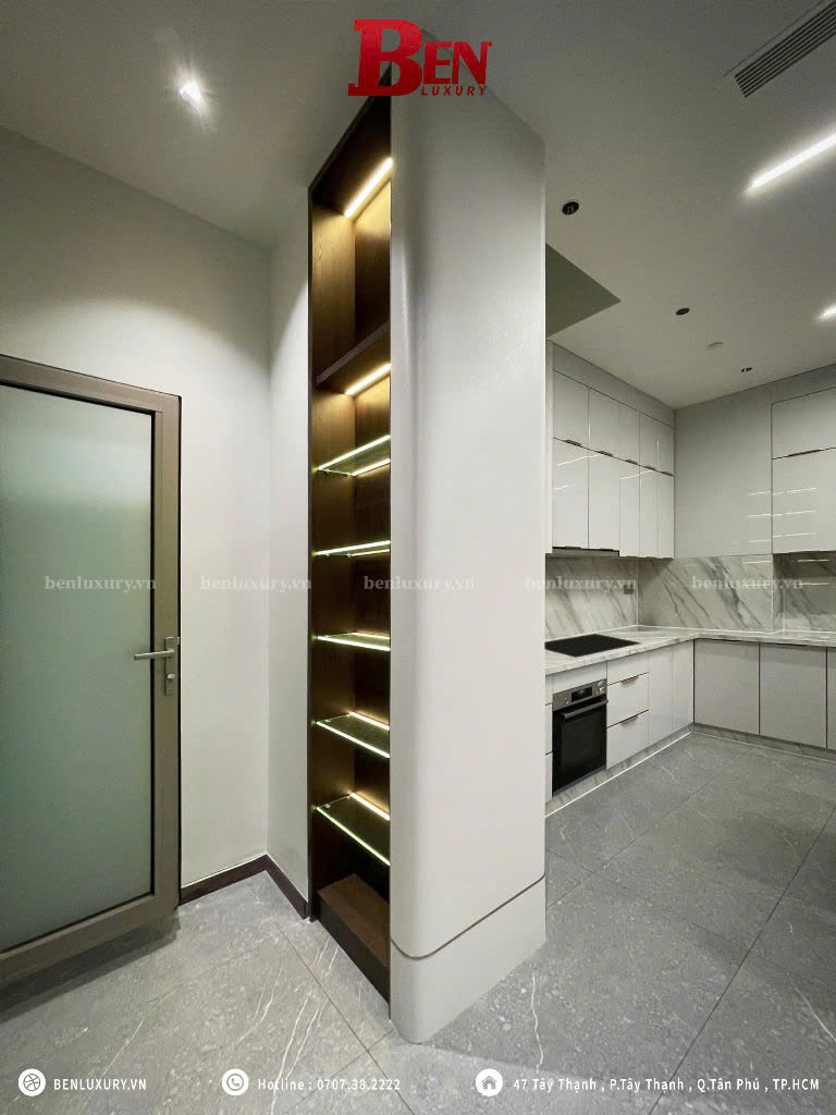 du an tu bep inox tone trang tai quan 7  hcm8
