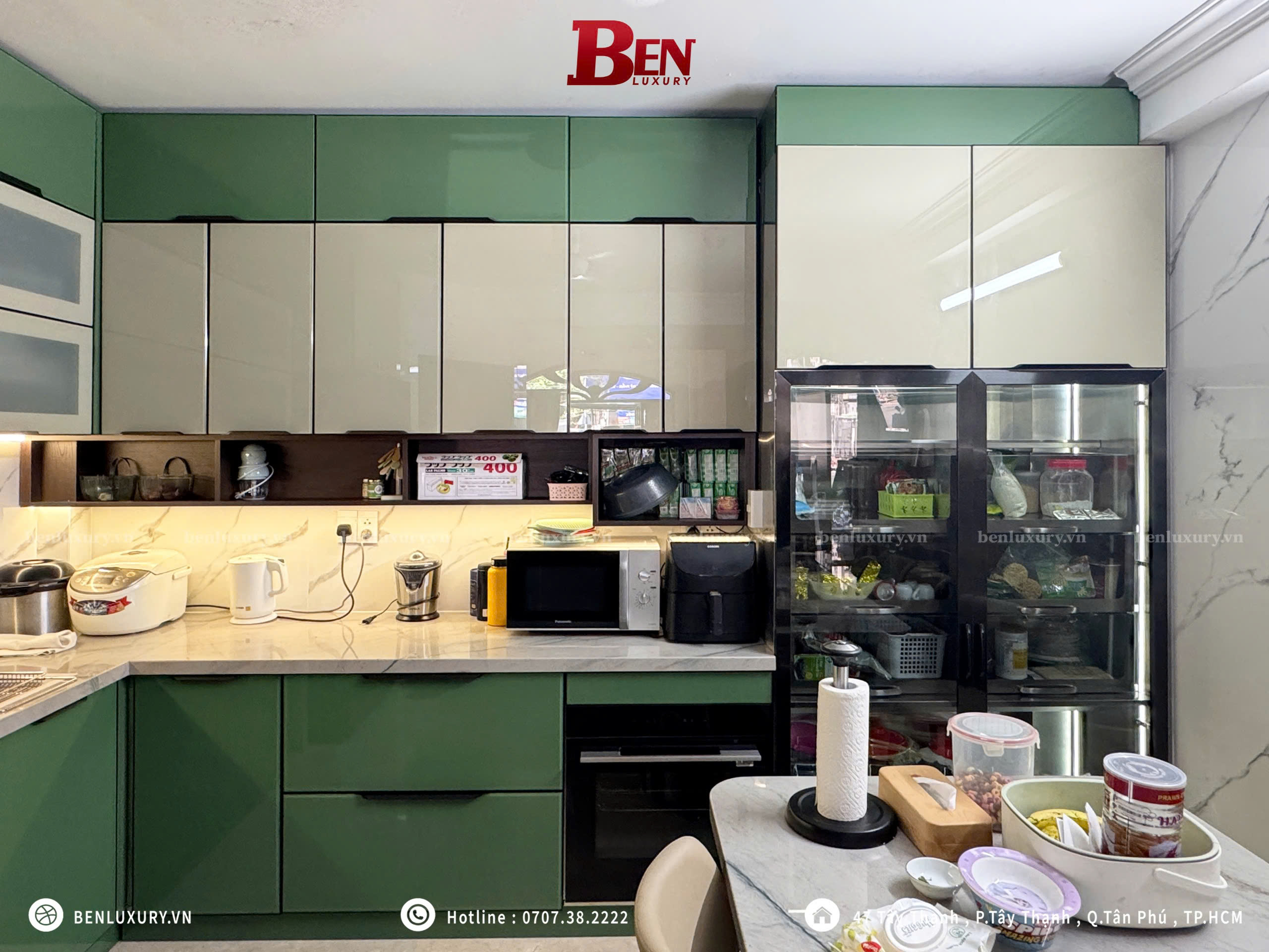 hoan thien tu bep inox tone xanh la doc dao tai binh tan hcm 8