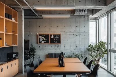Hoàn Thiện Dự Án Nội Thất Văn Phòng Phong Cách Công Nghiệp Kết Hợp Gỗ + Bê Tông Tại HCM