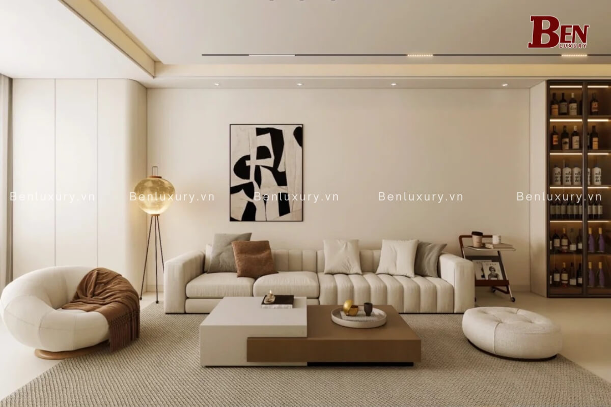 7 y tuong phoi mau phong khach dep mat de ung dung  tu van tu benluxury 3