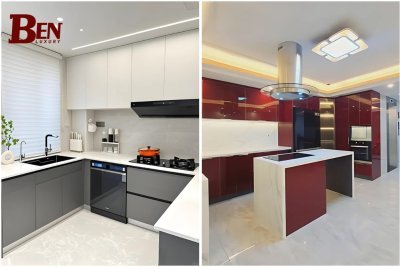Cách Kết Hợp Tủ Bếp Nhôm Tổ Ong Và Cánh Kính: Đẹp, Bền Và Chuẩn Xu Hướng 2025