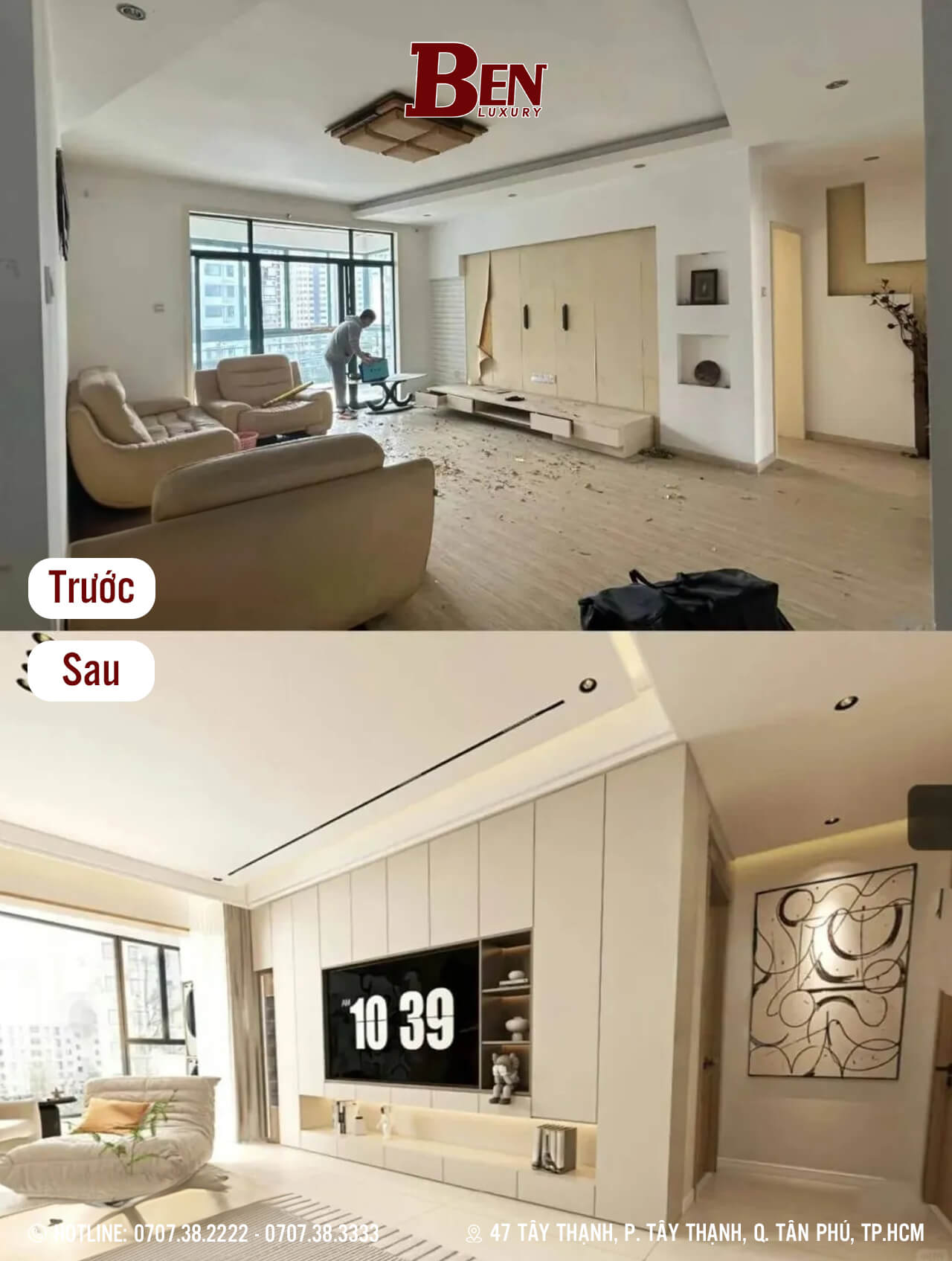 cai tao nha o benluxury 1