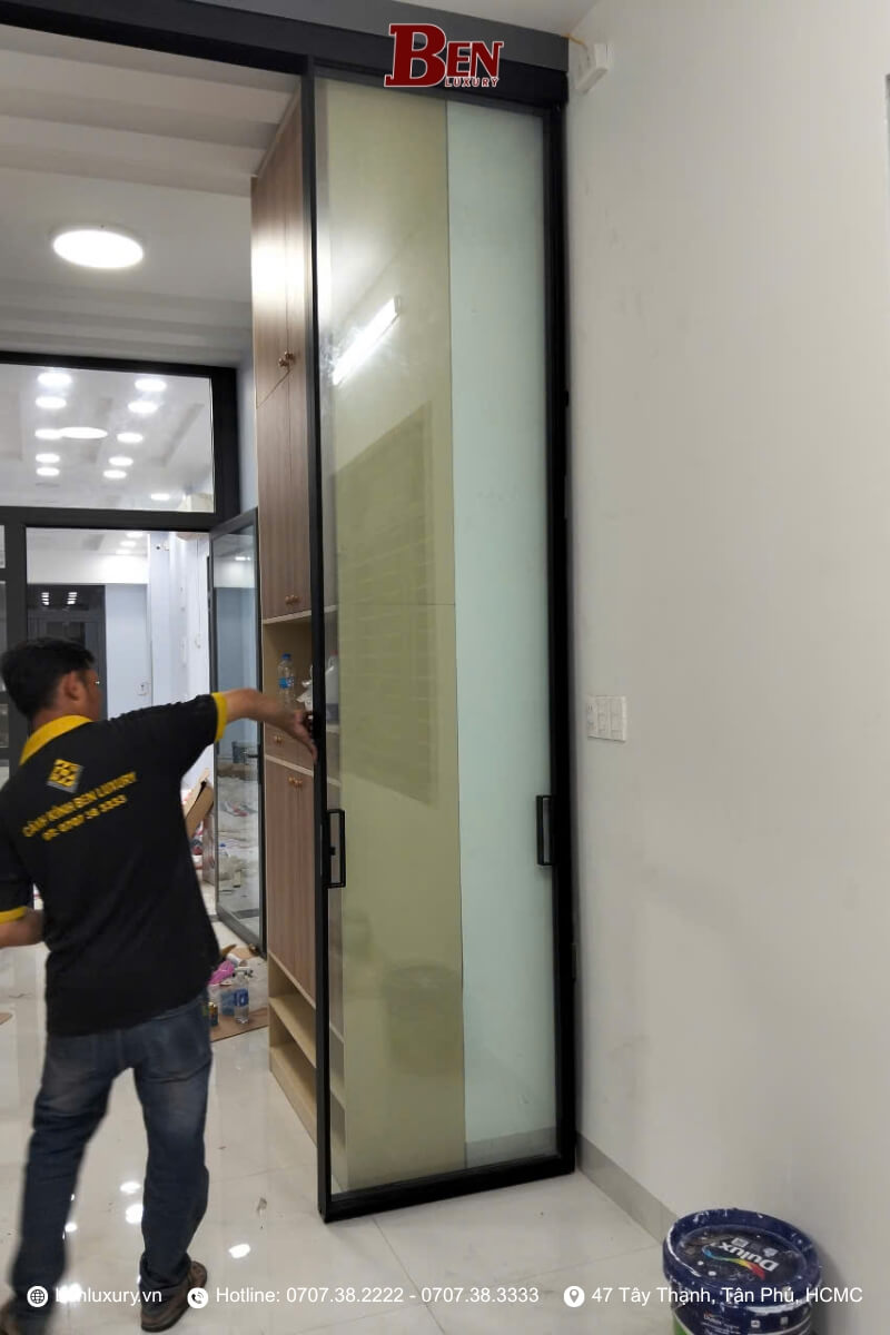 hoan thien cua lua nhom slim ray tren khong ray duoi hien dai tu benluxury