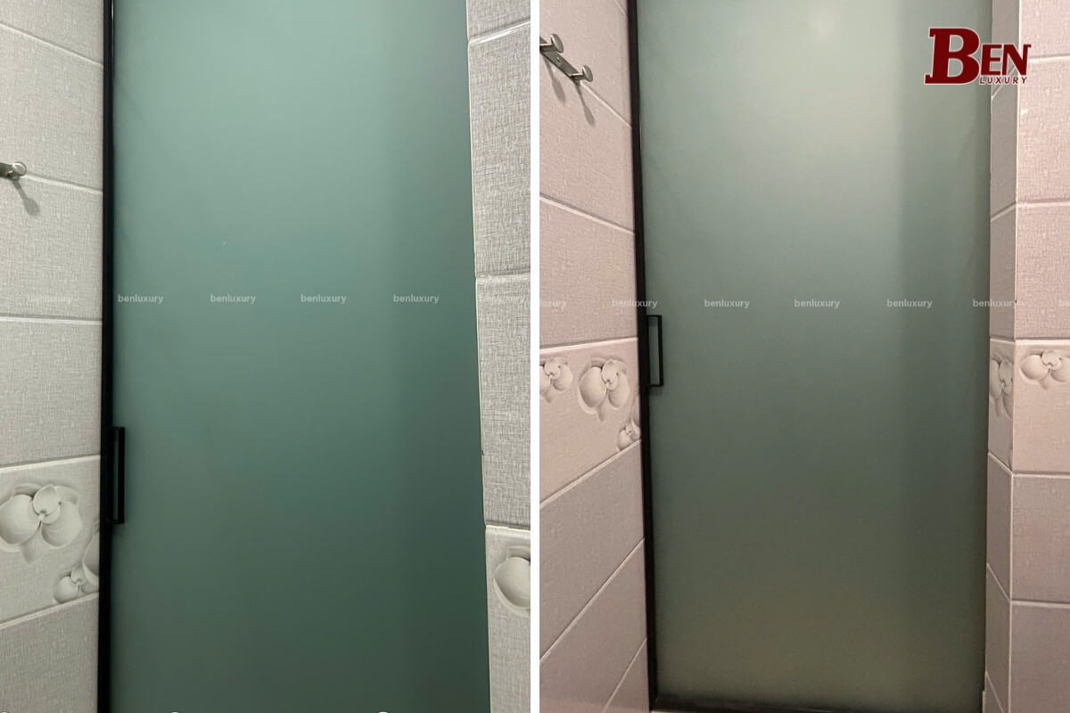 Hoàn Thiện Cửa Nhôm Slim Mở Quay Cho Phòng Toilet – Tối Giản, Riêng Tư & Hiện Đại Cùng Benluxury