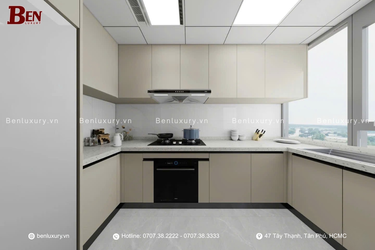 Tấm Nhôm Tổ Ong Benluxury – Thẩm Mỹ Vượt Trội Cho Thùng & Lưng Tủ Bếp