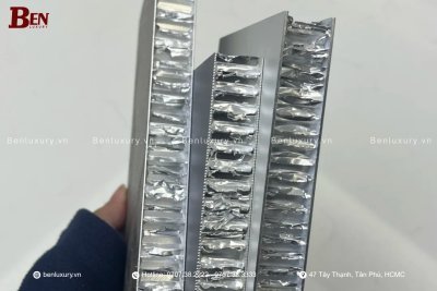 Tấm Nhôm Tổ Ong Benluxury: Giải Pháp Nhẹ Nhưng Chắc Cho Thùng & Lưng Tủ Bếp