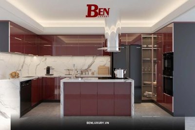 Benluxury Bàn Giao Tủ Bếp Nhôm Nguyên Tấm Khẳng Định Đẳng Cấp Benluxury Bàn Giao Tủ Bếp Nhôm Nguyên Tấm Khẳng Định Đẳng Cấp