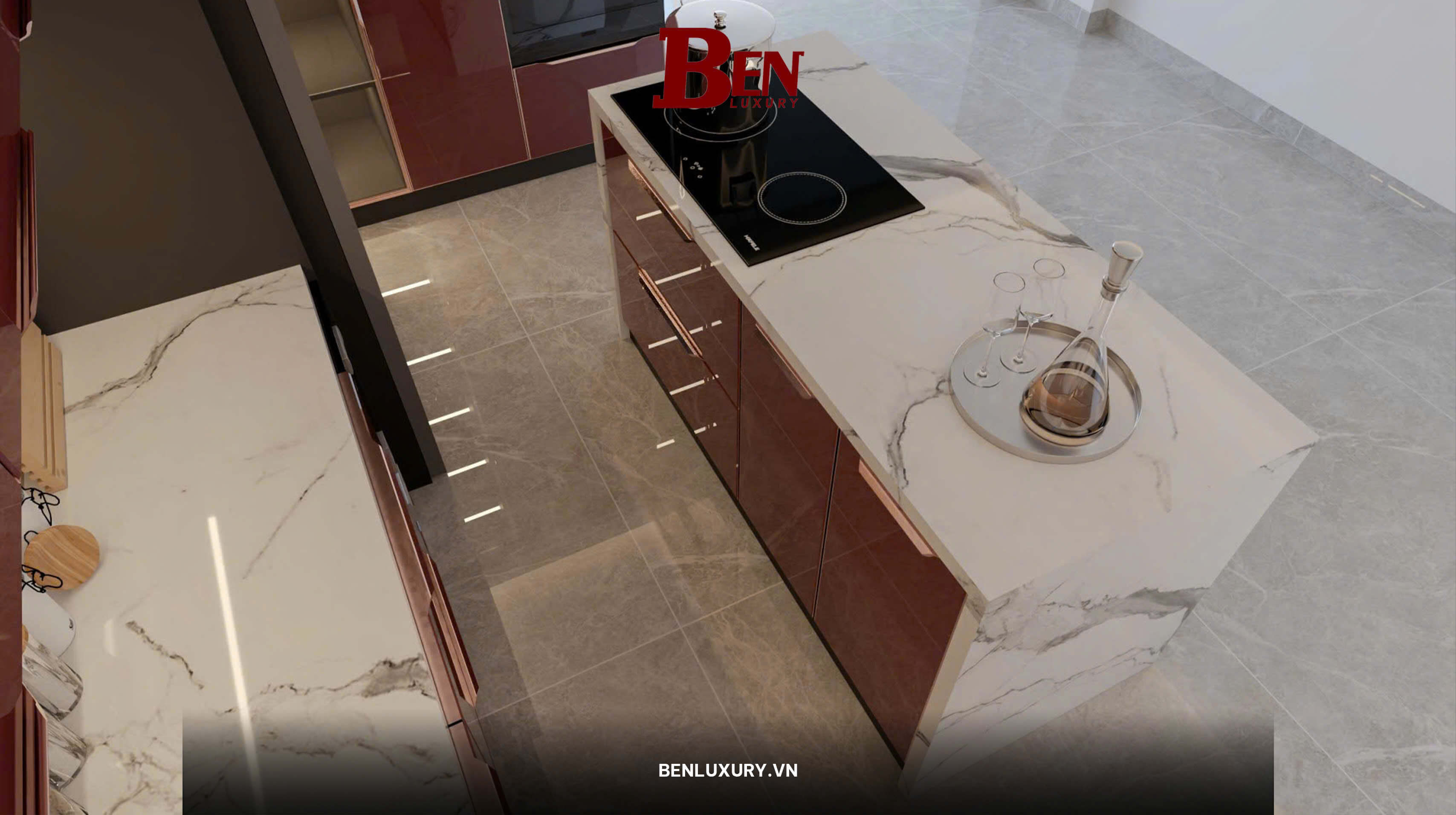 benluxury ban giao tu bep nhom nguyen tam khang dinh dang cap