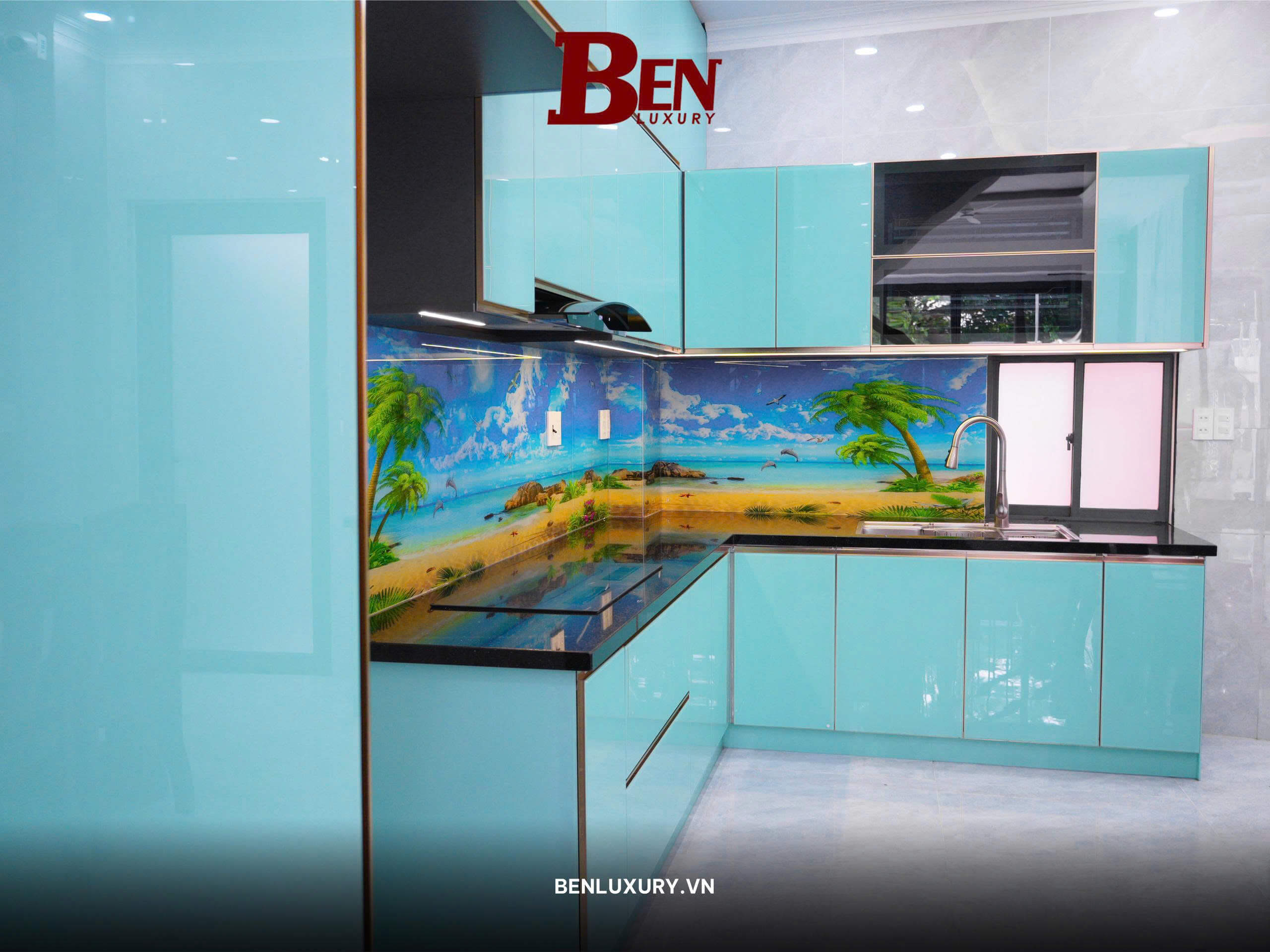 tu bep canh kinh tay nam am ma vang du an ket hop inox 304 hop kim nhom cao cap 3