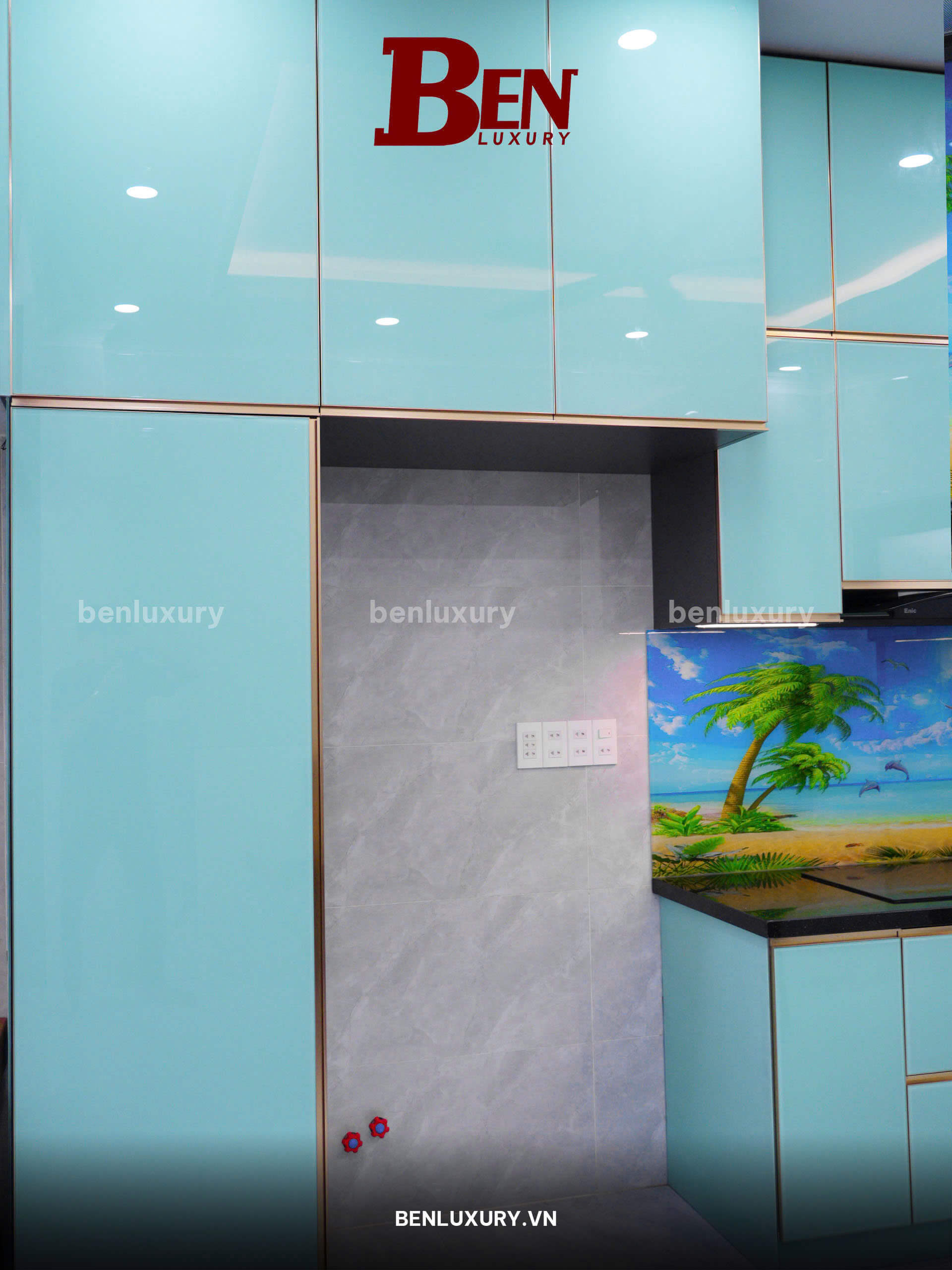 tu bep canh kinh tay nam am ma vang du an ket hop inox 304 hop kim nhom cao cap 4