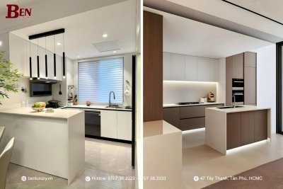 Tủ Bếp Nhôm Tổ Ong Cho Nhà Phố 2025 - Giải Pháp Bền Bỉ, Chống Ẩm Và Tối Ưu