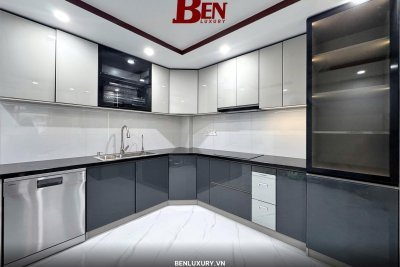 Hoàn Thiện Dự Án Tủ Bếp Nhôm Nguyên Tấm Hợp Kim Cánh Kính Tại Thủ Đức Hoàn Thiện Dự Án Tủ Bếp Nhôm Nguyên Tấm Hợp Kim Cánh Kính Tại Thủ Đức