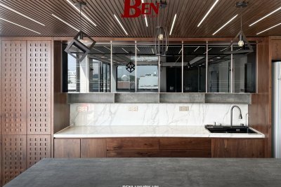 Làm Tủ Bếp Cánh Kính - Nên Theo Khoa Học Hay Phong Thủy