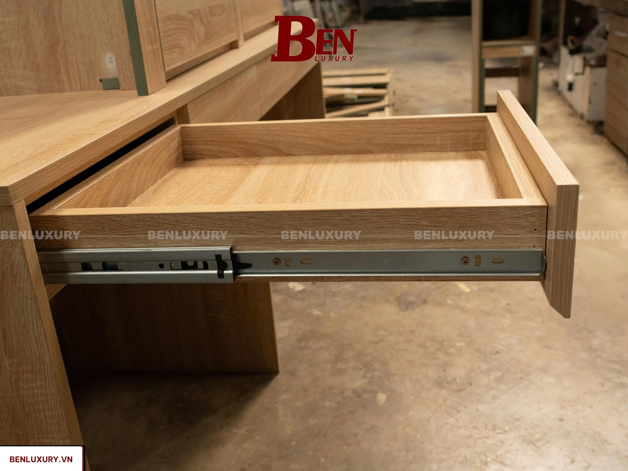 hoan thien ban go mdf loi xanh chong am phu melamine tai xuong 6