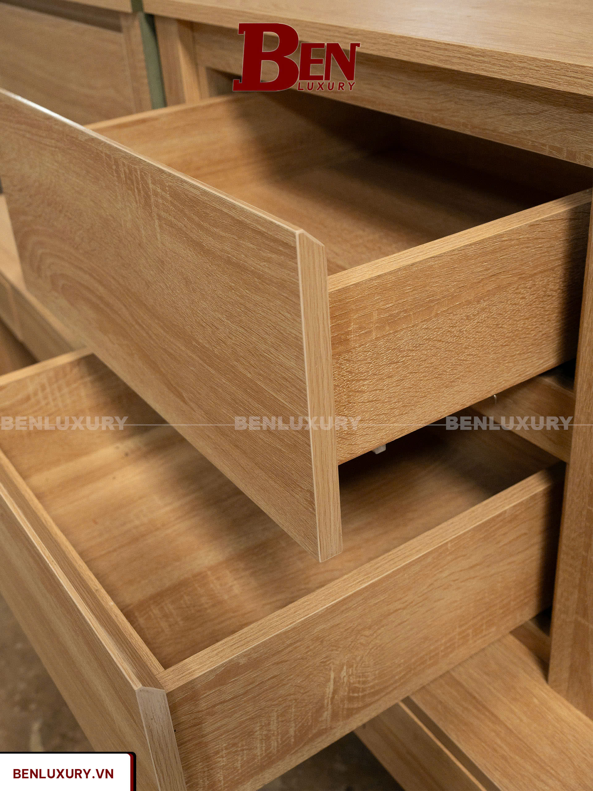 hoan thien ban go mdf loi xanh chong am phu melamine tai xuong 9