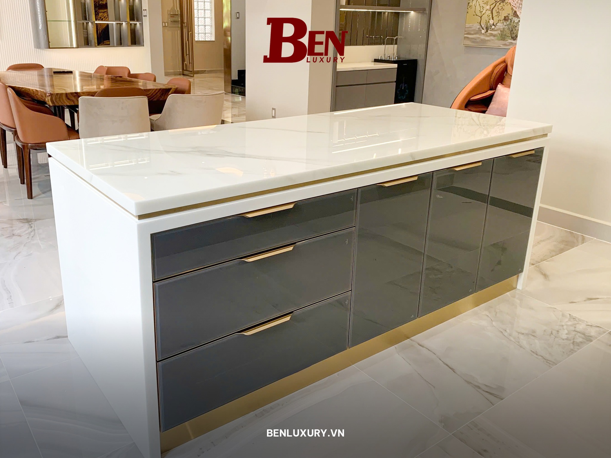 hoan thien bo tu bep canh kinh tone trung tinh cao cap sieu sang 7