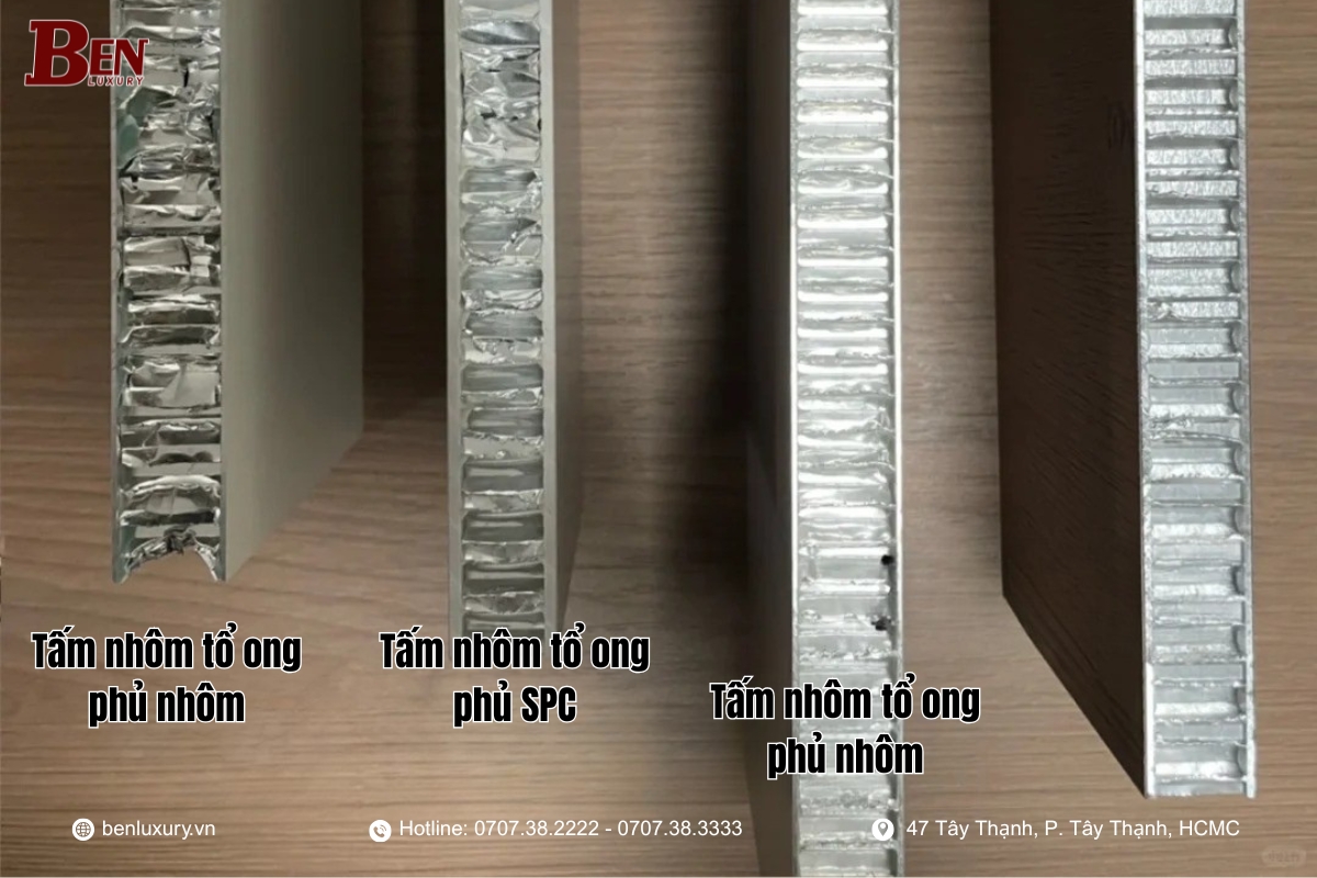 Tấm Nhôm Tổ Ong Phủ Nhôm Hay Phủ SPC Tốt Hơn? Đừng Để Mất Tiền Oan Khi Làm Tủ Bếp 2026