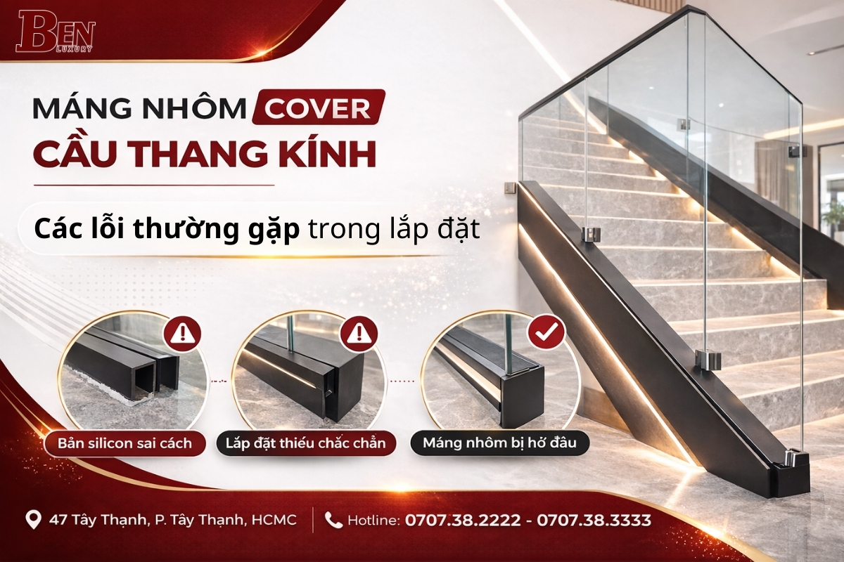 Các Lỗi Thường Gặp Khi Lắp Máng Nhôm Cover Và Cách Khắc Phục Hiệu Quả