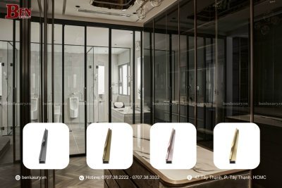 Cánh Kính Nên Dùng Bản Lề Nào Khi Kết Hợp Thanh Nhôm?