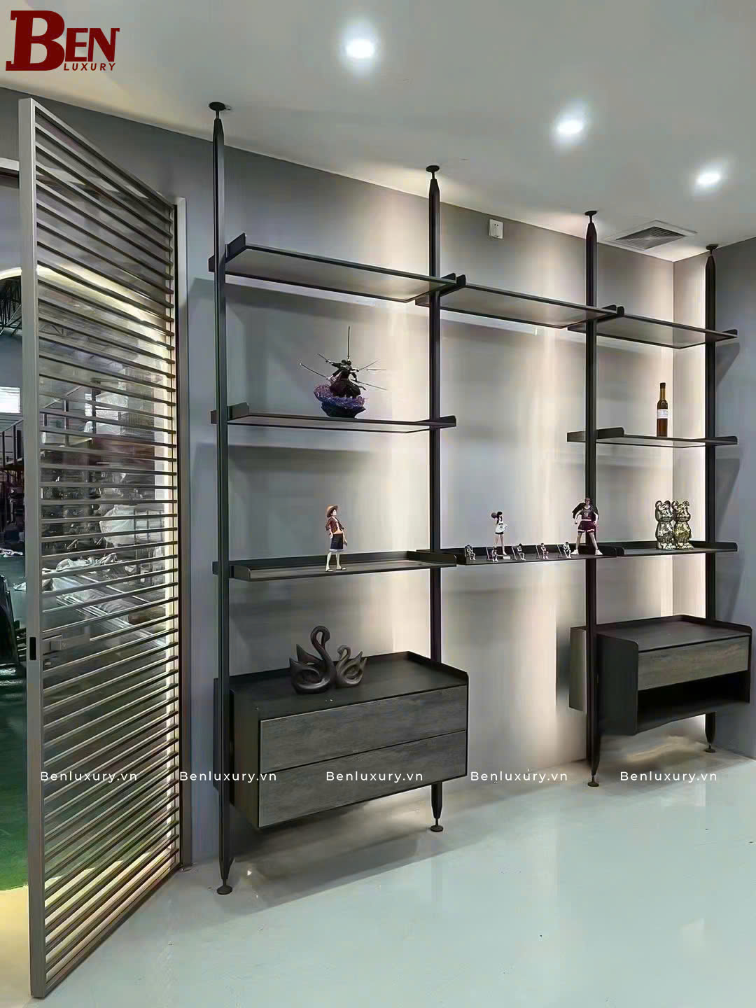 ke nhom decor khac gi ke go co dang tien khong khi lam ke trang tri nha ban 3