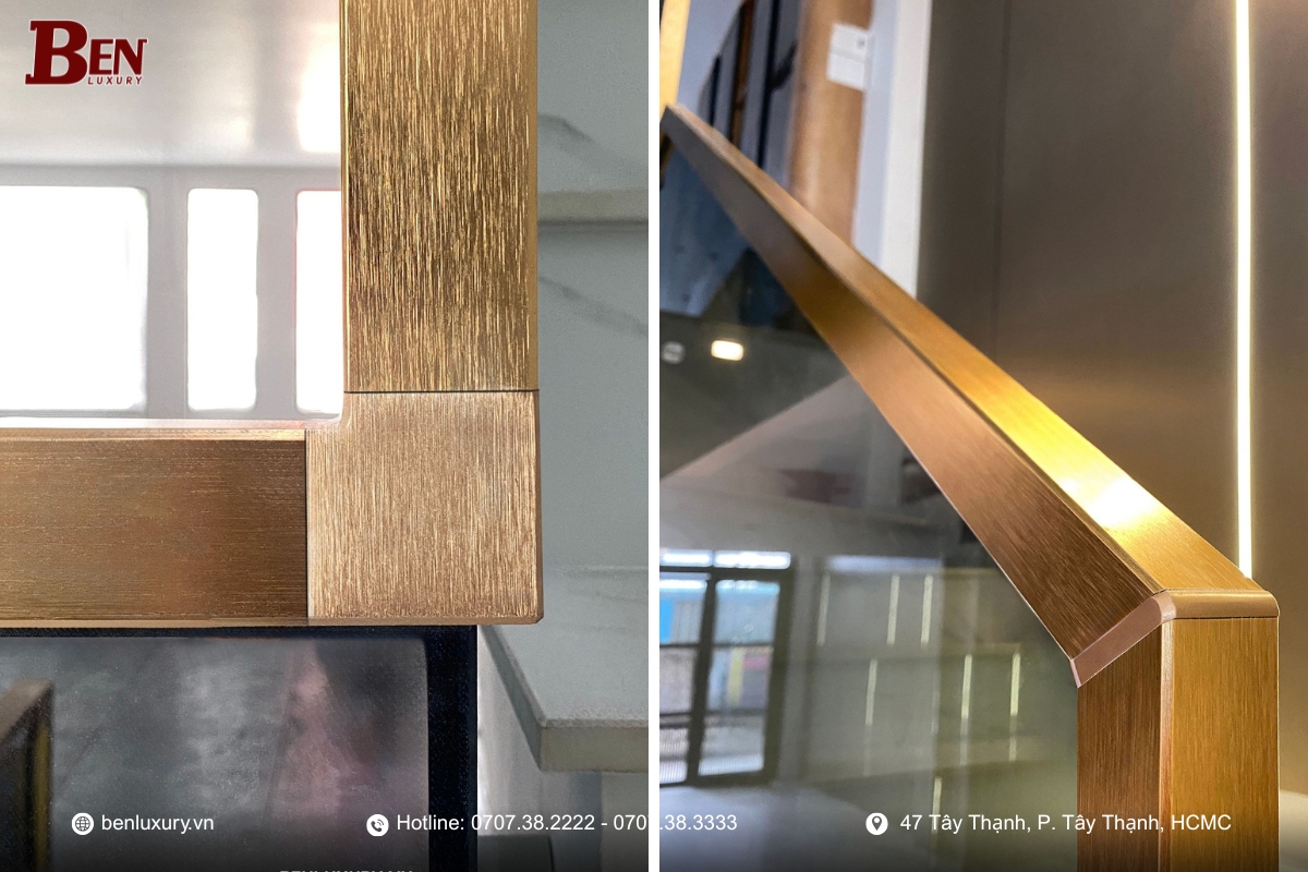 Tay Vịn Nhôm 3D Dễ Lỗi Ở Đâu? Hướng Dẫn Tránh Sai Cho Cầu Thang Kính