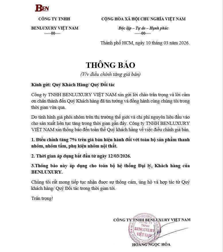 thong bao tang 7 gia thanh nhom nhom tam va phu kien noi that