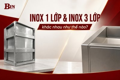 Mẹo Phân Biệt Nhanh Inox Vân Caro 1 Lớp Và 3 Lớp Khi Đặt Gia Công Tủ Bếp Inox 304 