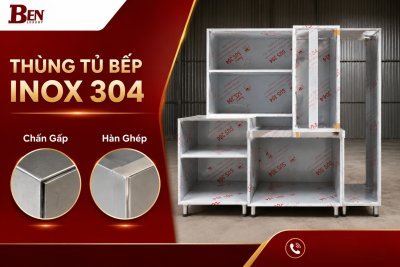 Phân Biệt Thùng Tủ Bếp Inox 304 Loại Chấn Gấp “Không Mối Hàn” Và Loại “Hàn Ghép”