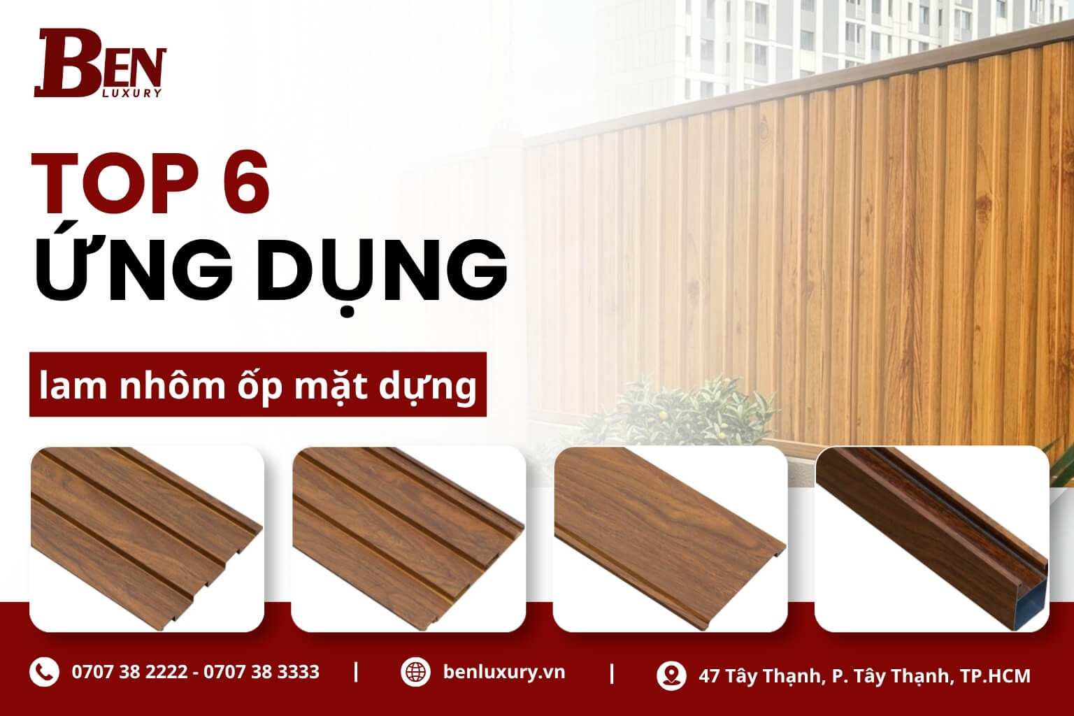 Top 6 Ứng Dụng Lam Nhôm Benluxury Trong Ốp Mặt Dựng – Mặt Tiền Nhà Phố