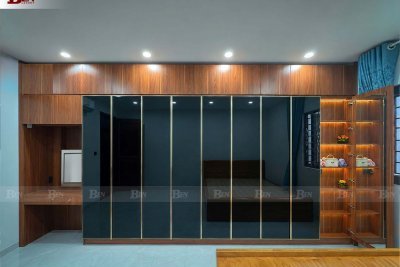 Lắp Đặt Tủ Áo Gỗ MDF Cánh Kính Tại Bình Tân - Giải Pháp Cho Phòng Ngủ Hiện Đại