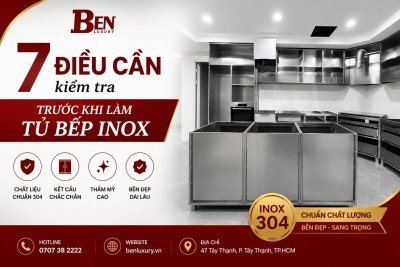 Mua Tủ Bếp Inox Đừng Chỉ Hỏi Giá - 7 Điều Cần Kiểm Tra Trước Khi Làm... Mua Tủ Bếp Inox Đừng Chỉ Hỏi Giá - 7 Điều Cần Kiểm Tra Trước Khi Làm...