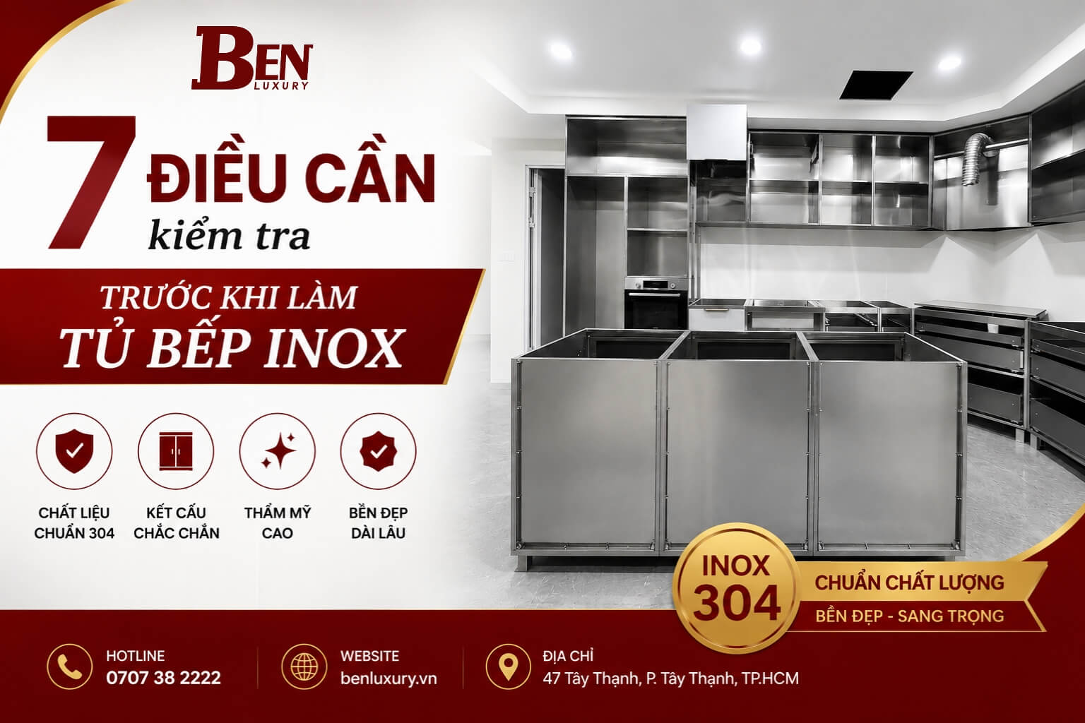 mua tu bep inox dung chi hoi gia 7 dieu can kiem tra truoc khi lam