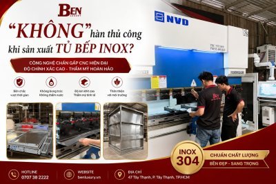 Vì Sao Nhiều Xưởng Không Còn Hàn Thủ Công Khi Sản Xuất Tủ Bếp Inox? Vì Sao Nhiều Xưởng Không Còn Hàn Thủ Công Khi Sản Xuất Tủ Bếp Inox?