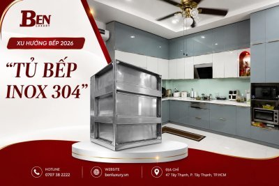 Xu Hướng Năm 2026 - Vì Sao Tủ Bếp Inox 304 Kết Hợp Cánh Kính Ngày Càng Được Quan Tâm? Xu Hướng Năm 2026 - Vì Sao Tủ Bếp Inox 304 Kết Hợp Cánh Kính Ngày Càng Được Quan Tâm?