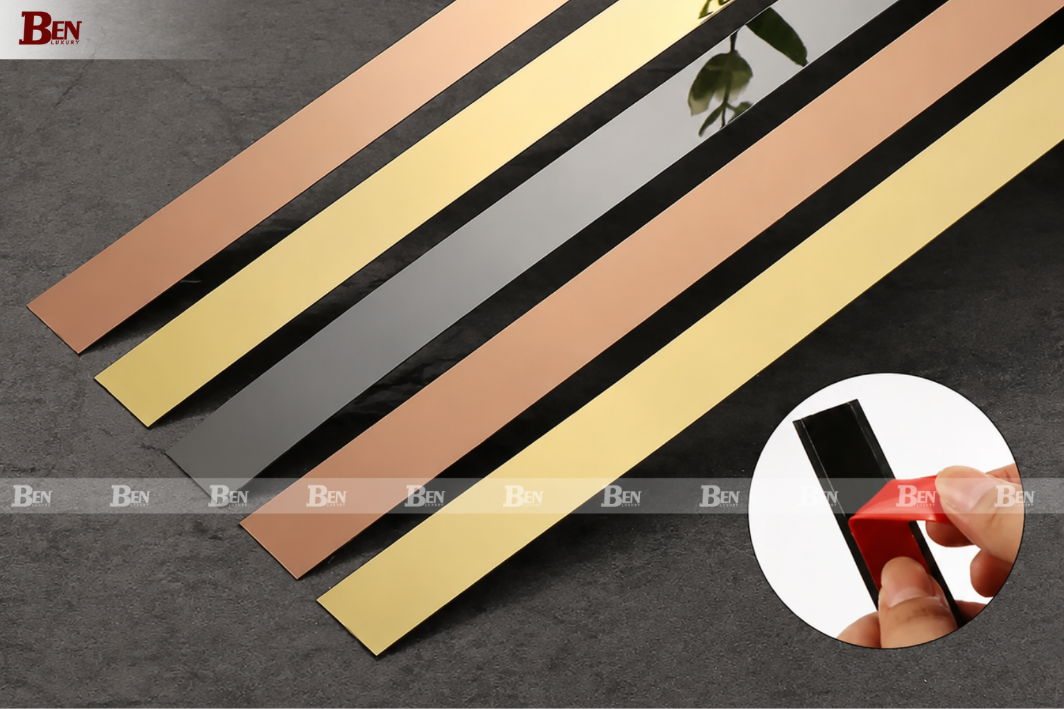 la cuon inox co dan truc tiep len tuong thach cao duoc khong1