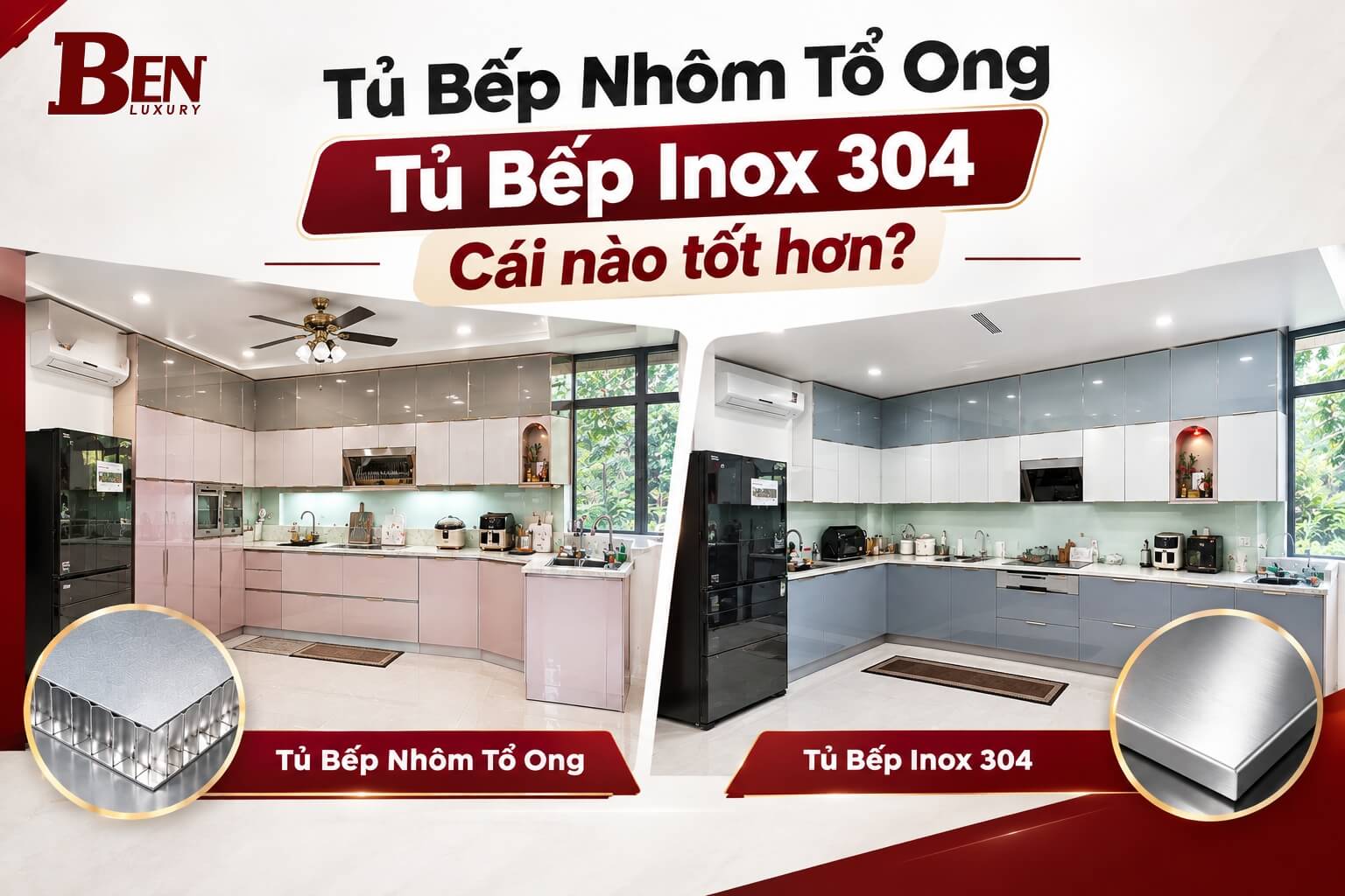 tu bep nhom to ong va inox 304 dau la lua chon phu hop